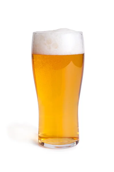 Glas met bier — Stockfoto