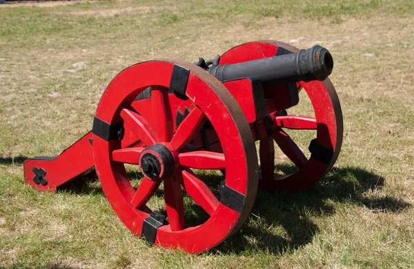 Canhão vermelho — Fotografia de Stock