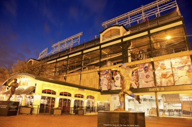 Wrigley Field in Chicago clipart