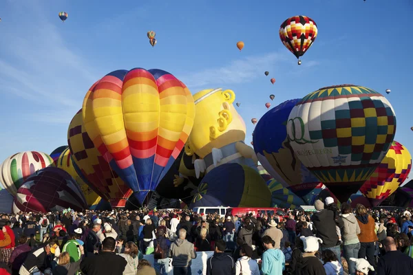 Festa de balão de ar quente em Albuquerque — Fotografia de Stock