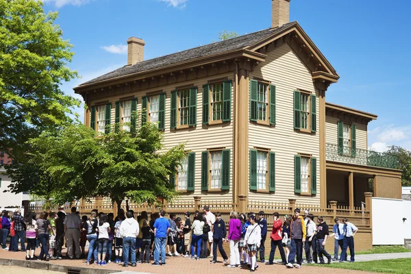 Lincoln Home National Historic Site in Springfield — Stock Photo, Image