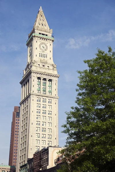 Custom House Tower in the center of Boston — Stock Photo, Image
