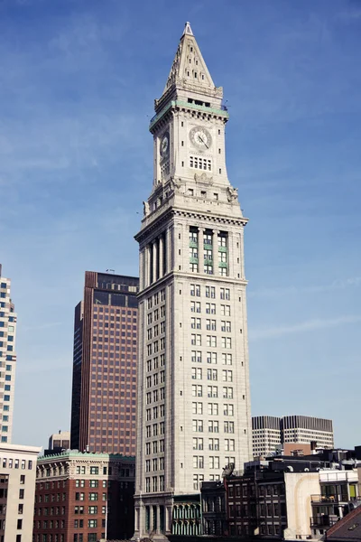 Custom House Tower in the center of Boston — Stock Photo, Image