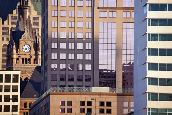 Composición de los edificios de Milwaukee — Foto de Stock