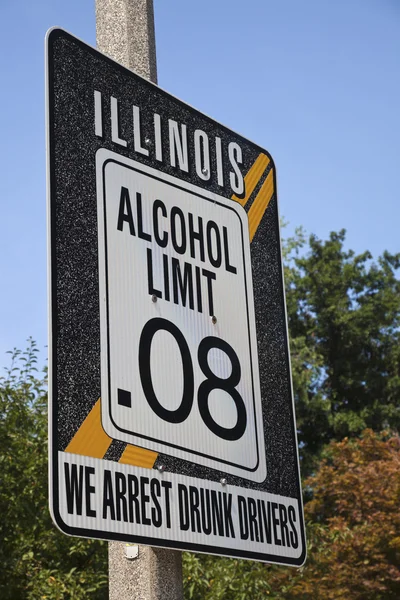 Limite de álcool Illinois — Fotografia de Stock