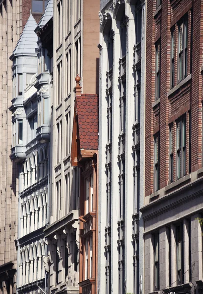 Buidlings históricos no centro de Boston — Fotografia de Stock