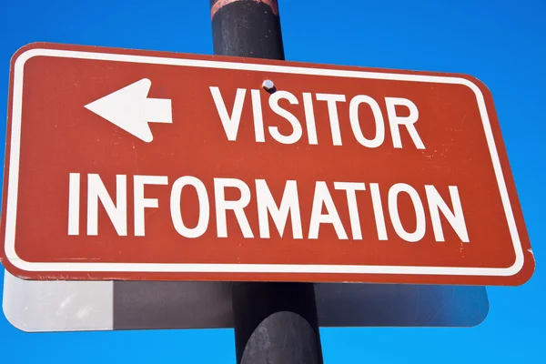 Besökaren information — Stockfoto