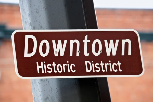 Downtown - historické okres — Stock fotografie