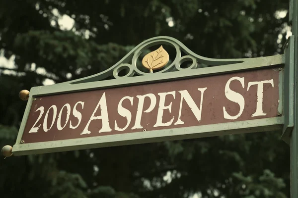 Calle Aspen —  Fotos de Stock