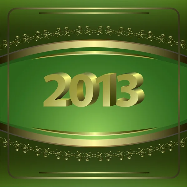 New Year Card — Stock Vector
