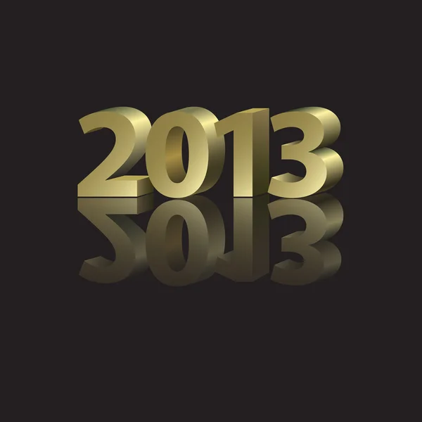 2013 uusi vuosi kortti — vektorikuva