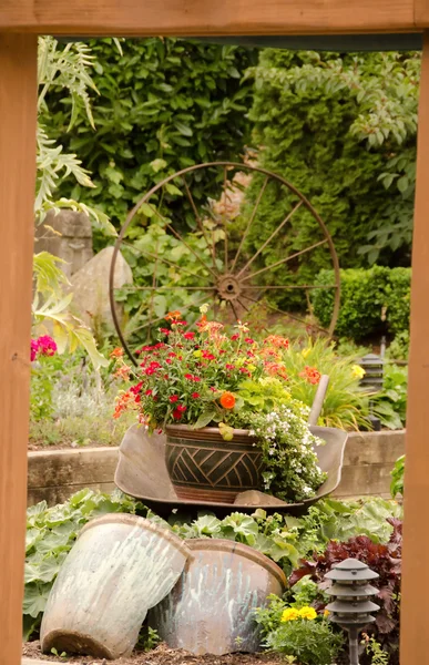 stock image Entry into old garden near Woodinville