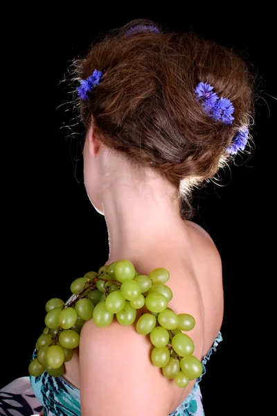 Back with grape — Stock Photo, Image