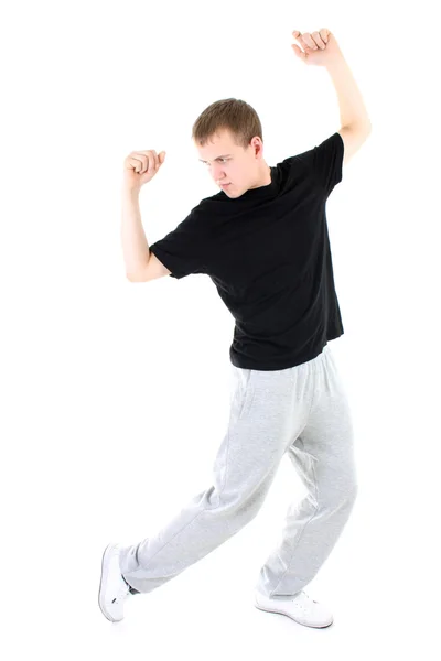Dansende dreng - Stock-foto