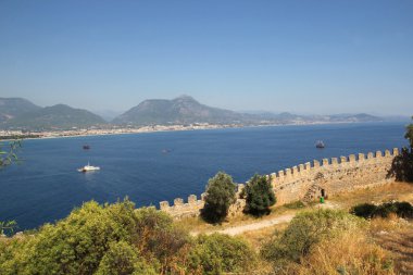 Kale duvarı Alanya, Türkiye