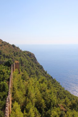 kale duvarının alanya Türkiye