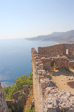 Kale duvarı alanya Türkiye