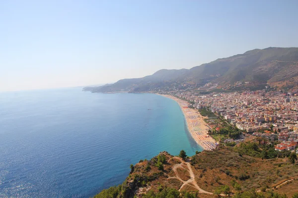 View of the coastline in Alanya — Stock Photo, Image