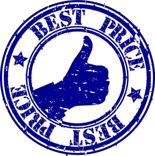 Grunge best price rubber stamp, vector illustration — Stock Vector