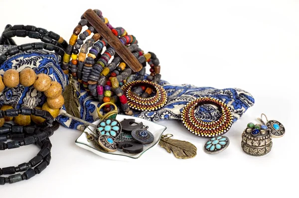 Jewelry in ethnic style — Stock Photo, Image