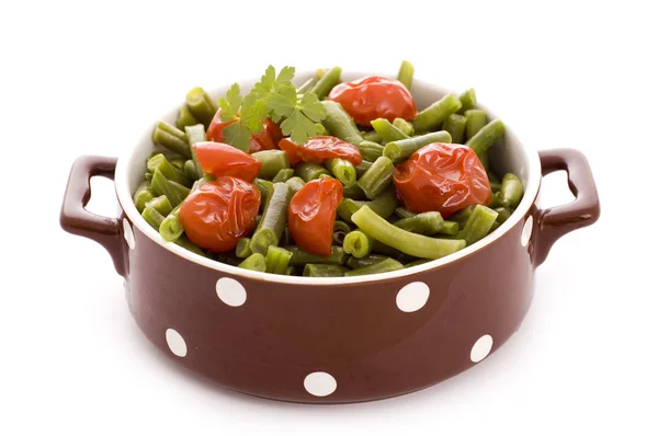Zelené fazolky — Stock fotografie