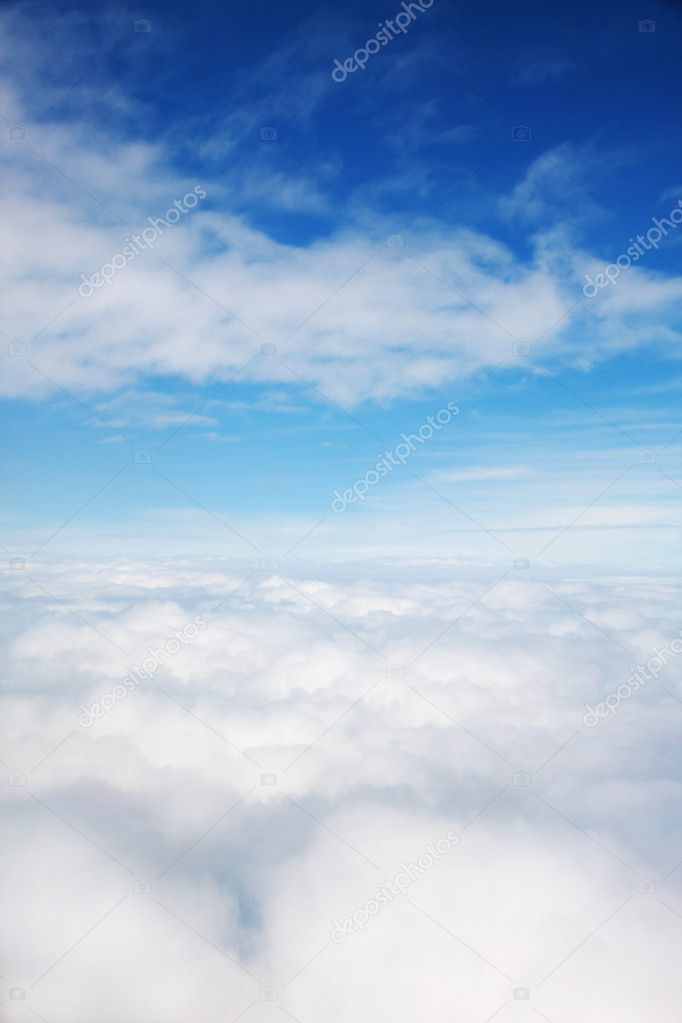 Cloud and blue sky
