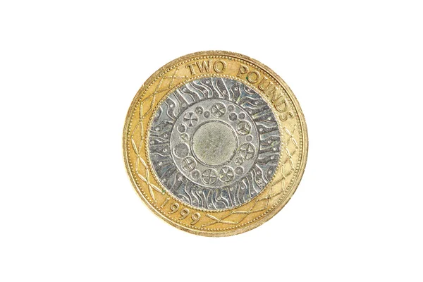 Νόμισμα δύο λιβρών — Φωτογραφία Αρχείου