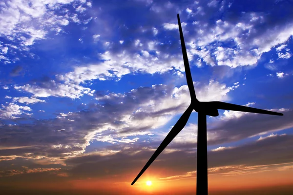 Генератор ветряных турбин — стоковое фото