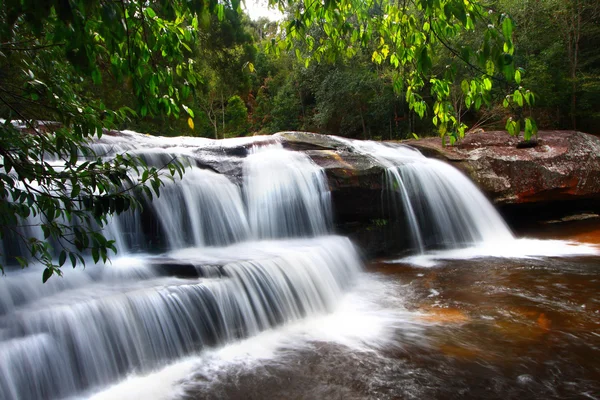 Penpob waterfall, Phukradung National park — Stock Photo, Image