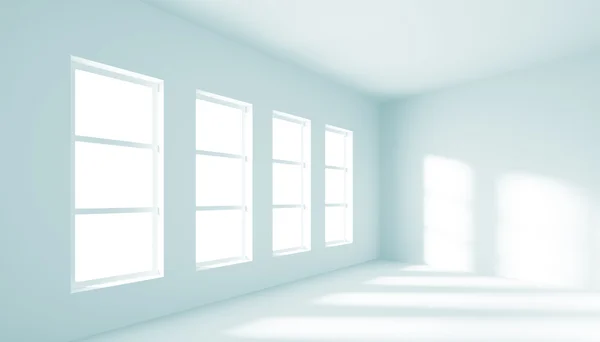 白い空の部屋 — ストック写真