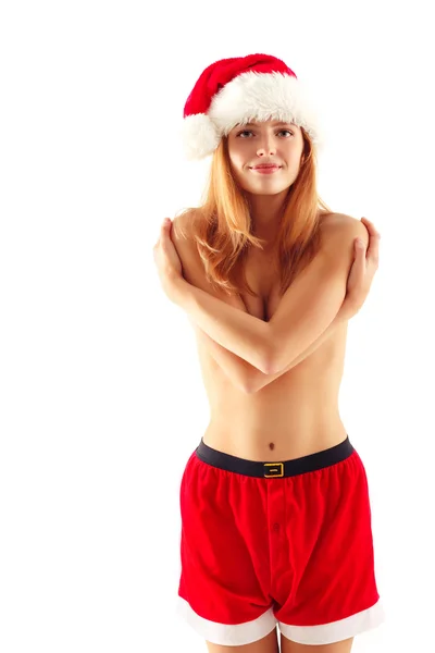 Chica de Navidad seductora —  Fotos de Stock