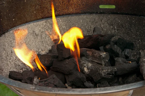 烧烤煤-1 — 图库照片