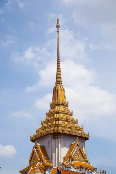 Toit temple thaïlandais . — Photo