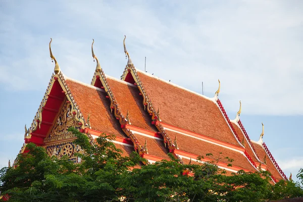 泰国寺庙屋顶. — 图库照片