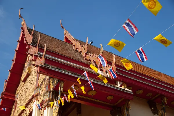 泰国寺庙屋顶. — 图库照片