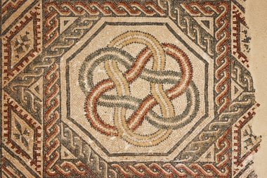Roman mosaic clipart
