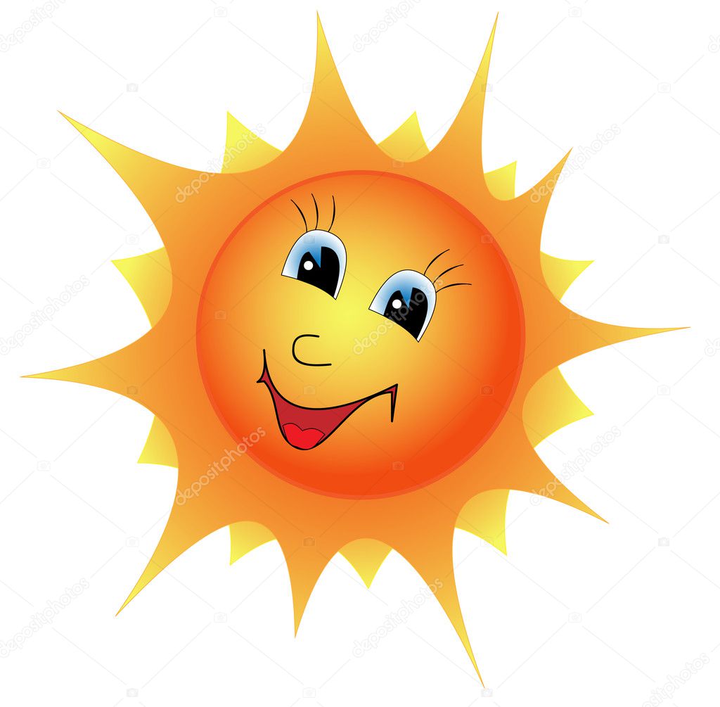 Cartoon Sun — Stock Vector © rolaks #10931942