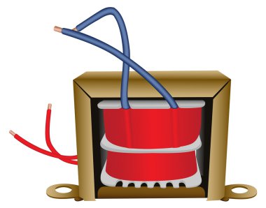 Electrical transformer clipart