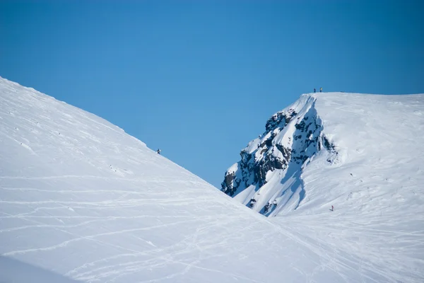 A téli hegyek Hibiny — Stock Fotó