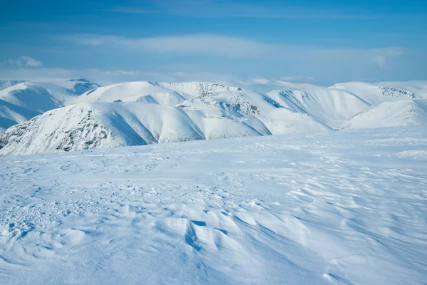 Montanhas Hibiny no inverno — Fotografia de Stock