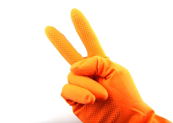 Orange glove — Stock Photo, Image
