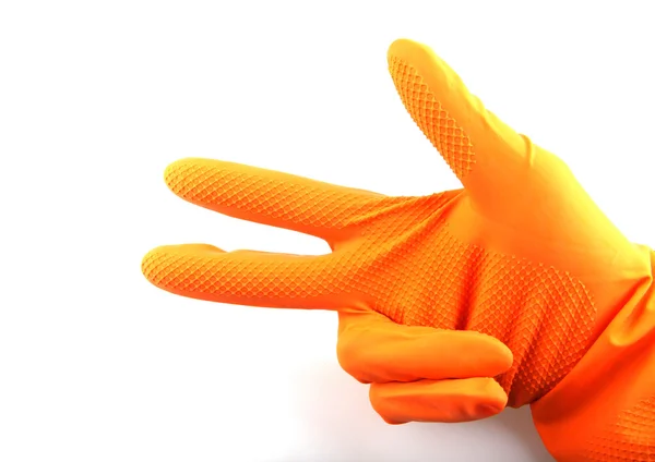 Stock image Orange glove