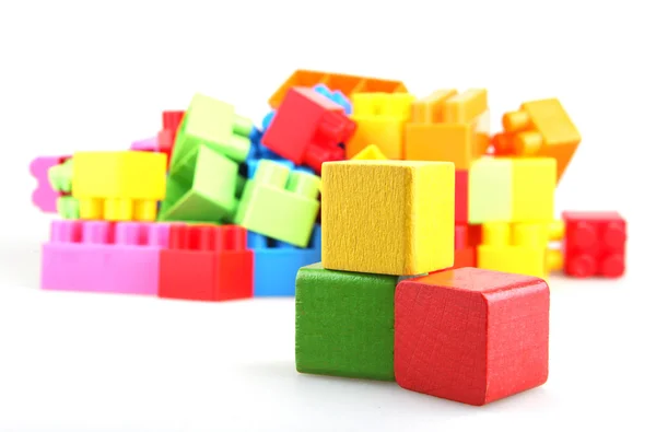 stock image Wooden building blocks