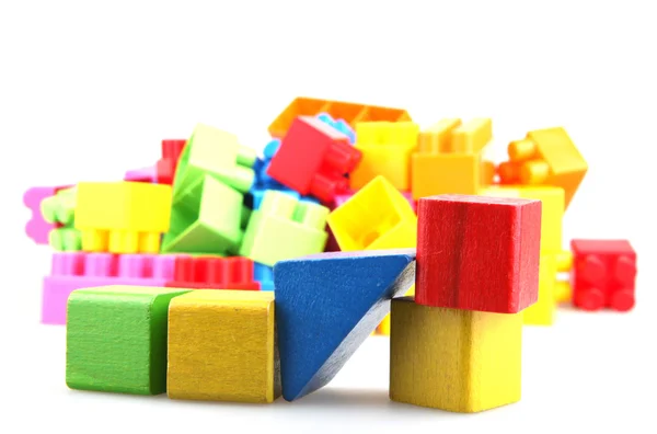 stock image Wooden building blocks