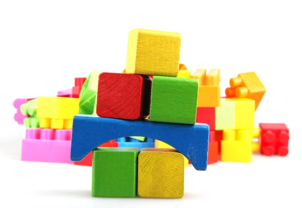 Stock image Wooden building blocks