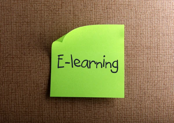 Aprendizaje electrónico — Foto de Stock