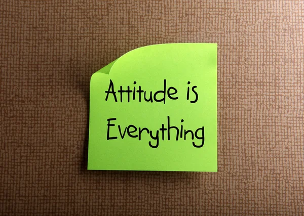 La actitud lo es todo — Foto de Stock
