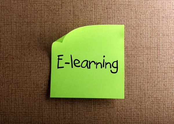E-Learning Zielona lista — Zdjęcie stockowe