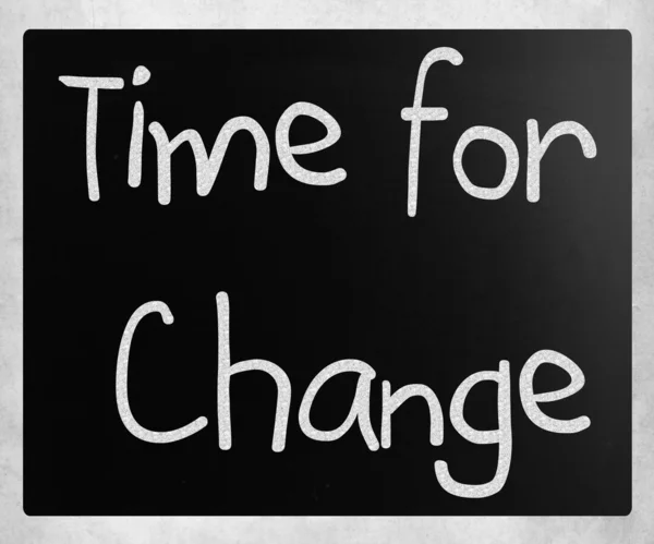 Tempo para a mudança — Fotografia de Stock
