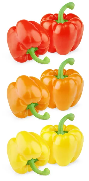 Set of colorful sweet peppers — Stock Photo, Image